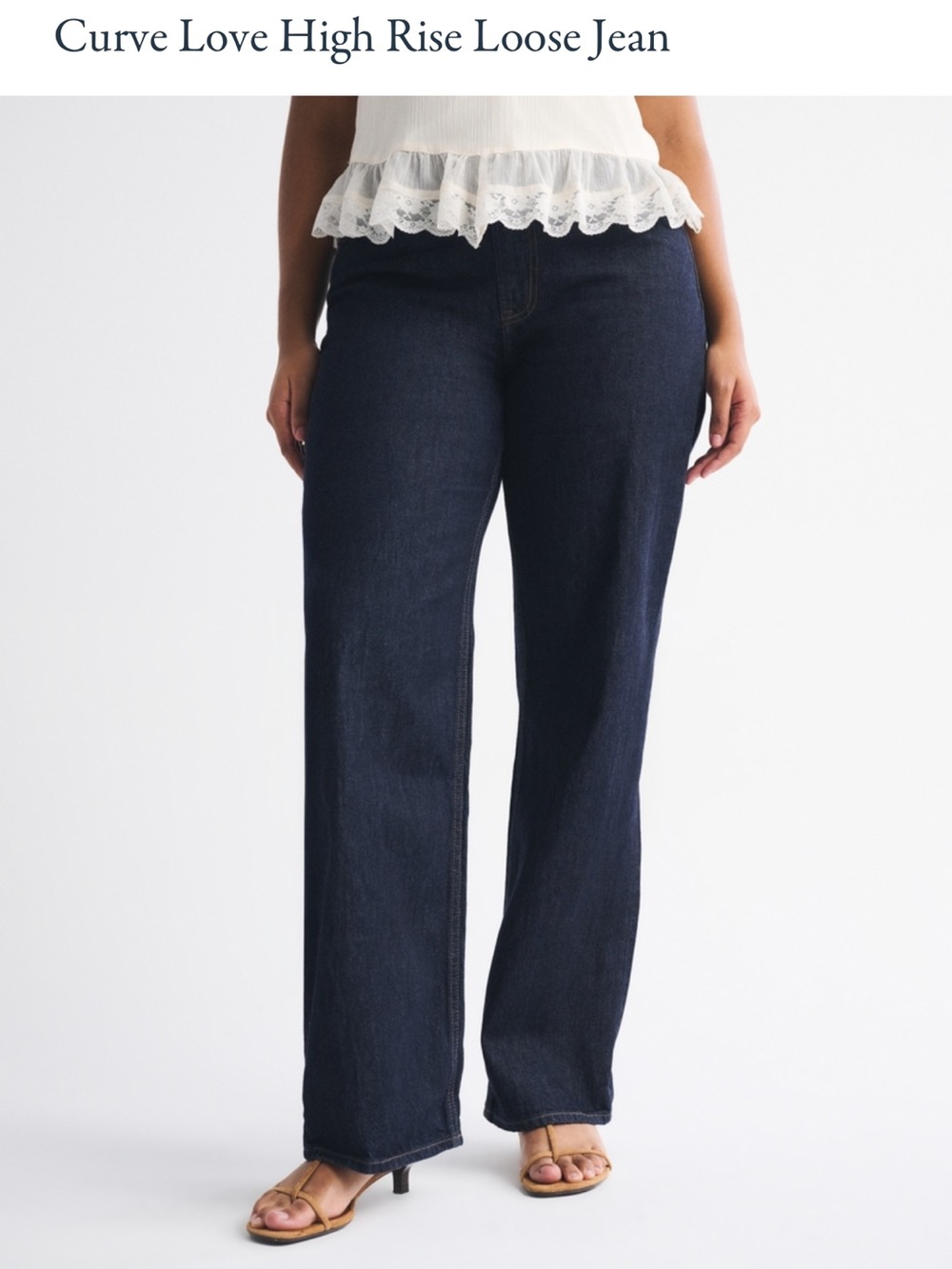 27L curve love high rise loose jean ***BLACK